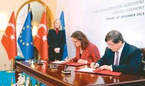 Turkey and EU singed  long-awaited visa deal in Ankara.