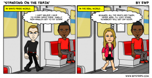 Standing-on-the-train