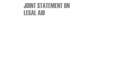 JOINT STATEMENT ON LEGAL AID BY 19 ORGANISATIONS OF THE JUSTICIA EUROPEAN RIGHTS NETWORK