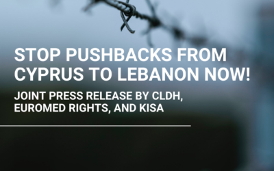 Joint Press Release: Stop Push-backs from Cyprus to Lebanon Now!